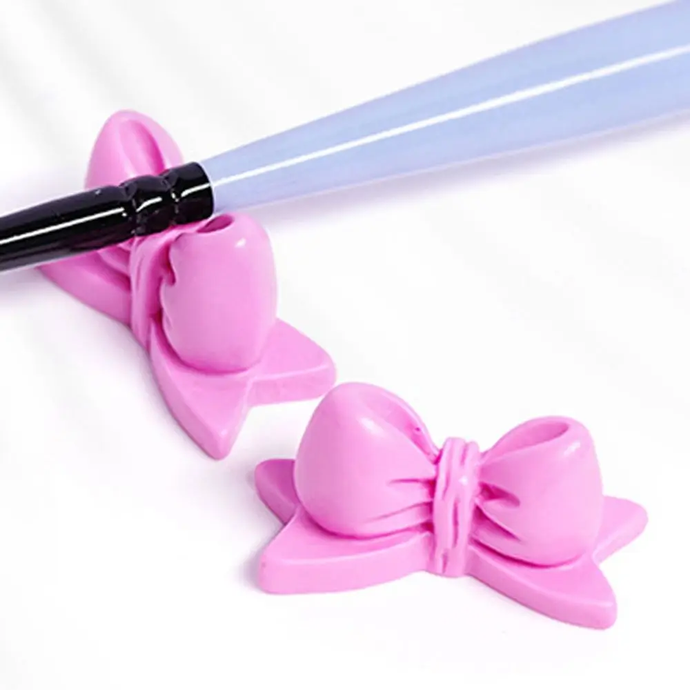 2 шт./компл. с милым принтом из мультфильма бантом Нейл-арт настольная подставка