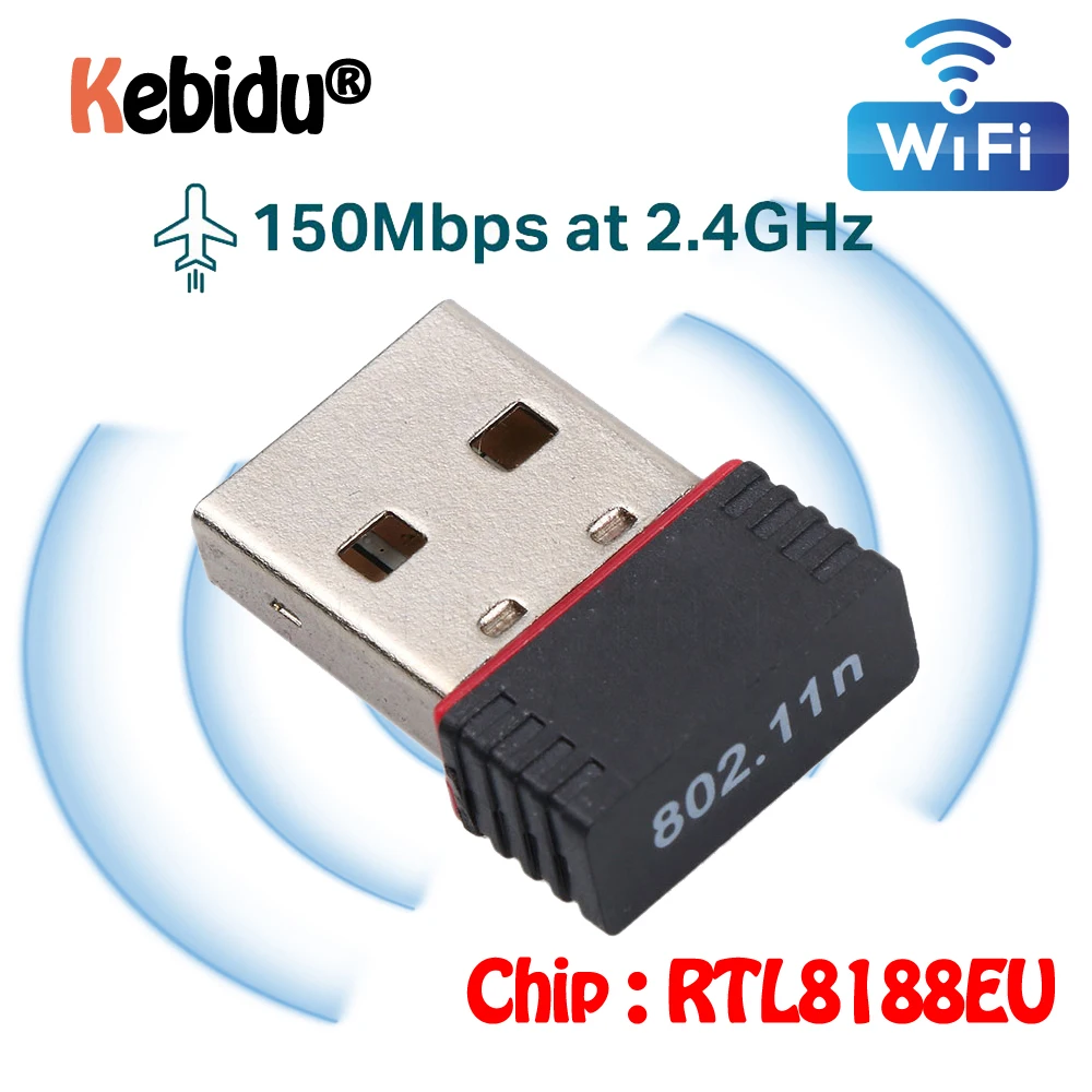 Новейший мини Wi Fi адаптер 2 0 Мини Сетевая карта Беспроводной LAN 150 Мбит/с 802 11 Ngb