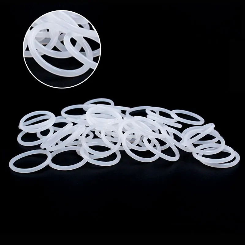Белое Силиконовое кольцо 5 шт./лот силикон/VMQ 1 9 мм толщина OD31/32/34/35/36/38/40/42/45/46/50