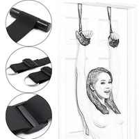 bdsm harness adjustable adult toys multiple ways flirting restraint handcuffs on door bondage gear sex toys for women couples