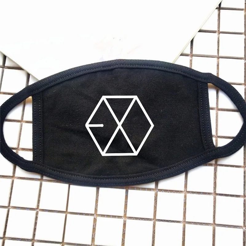 10 шт./партия KPOP BLACKPINK EXO TWICE SEVENTEEN GOT7 WANNA ONE face mask LISA ROSE JUNGKOOK Jimin SUGA JIN J-HOPE RM хлопковая маска