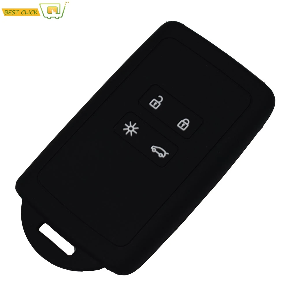 

Cartoon 4 Button Remote Key Case Cover Silicone Protective Shell For Renault Koleos Kadjar Megane 2016 - 2019 Car Accessories