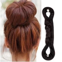 1pc diy women magic twist bun roller hair braider braid holder clip hair headdress professional bun maker hairstyle styling tool