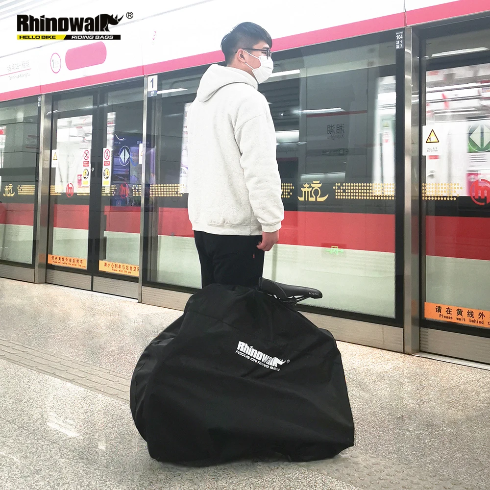 Rhinowalk 16 Inch Rainproof Lightweight Folding Bicycle Storage Bag Portable Bike Carry Accessories | Спорт и развлечения