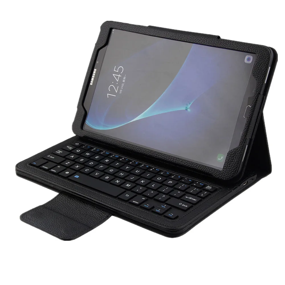 New Cover for Samsung Galaxy Tab A 10.1 T580 Tablet PC External Wireless Spit Keyboard Case Smart Sleep Wake | Компьютеры и офис