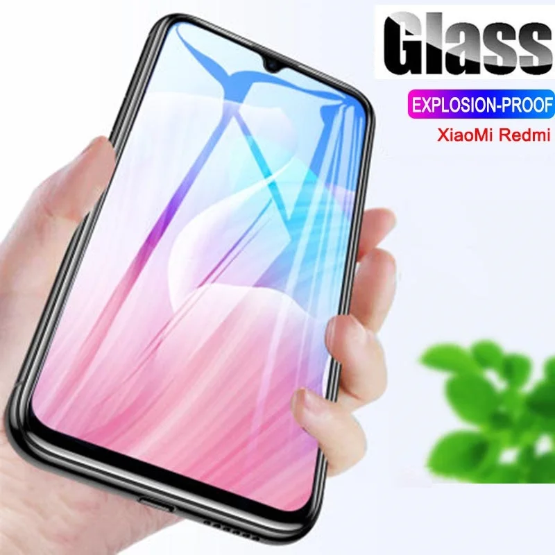 9D закаленное стекло для Redmi 9 защитное крышка Взрывозащищенная пленка телефона