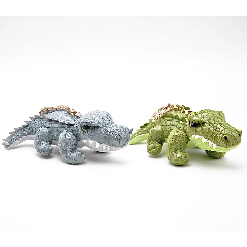 

1 шт. 10 см имитация крокодила Новинка Забавный мультфильм животное чучело кулон мягкая новая симпатичная цепочка для ключей кольцо плюшевые...