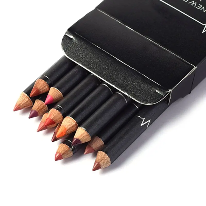 12 шт./компл. водостойкая губная помада для губ долговечная матовая карандаш