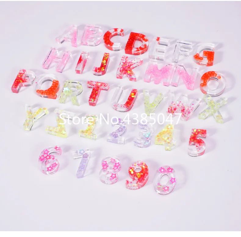 Длинное полушарие коллекция форм для букв и цифр формы ювелирных изделий из УФ