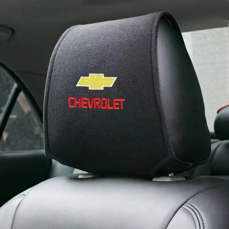 

1PC Car Seat Headrest Pillow Cover For Chevrolet Colorado Cruze Spark Captiva Malibu Trax Aveo Camaro Volt Tahoe Lacetti Sail