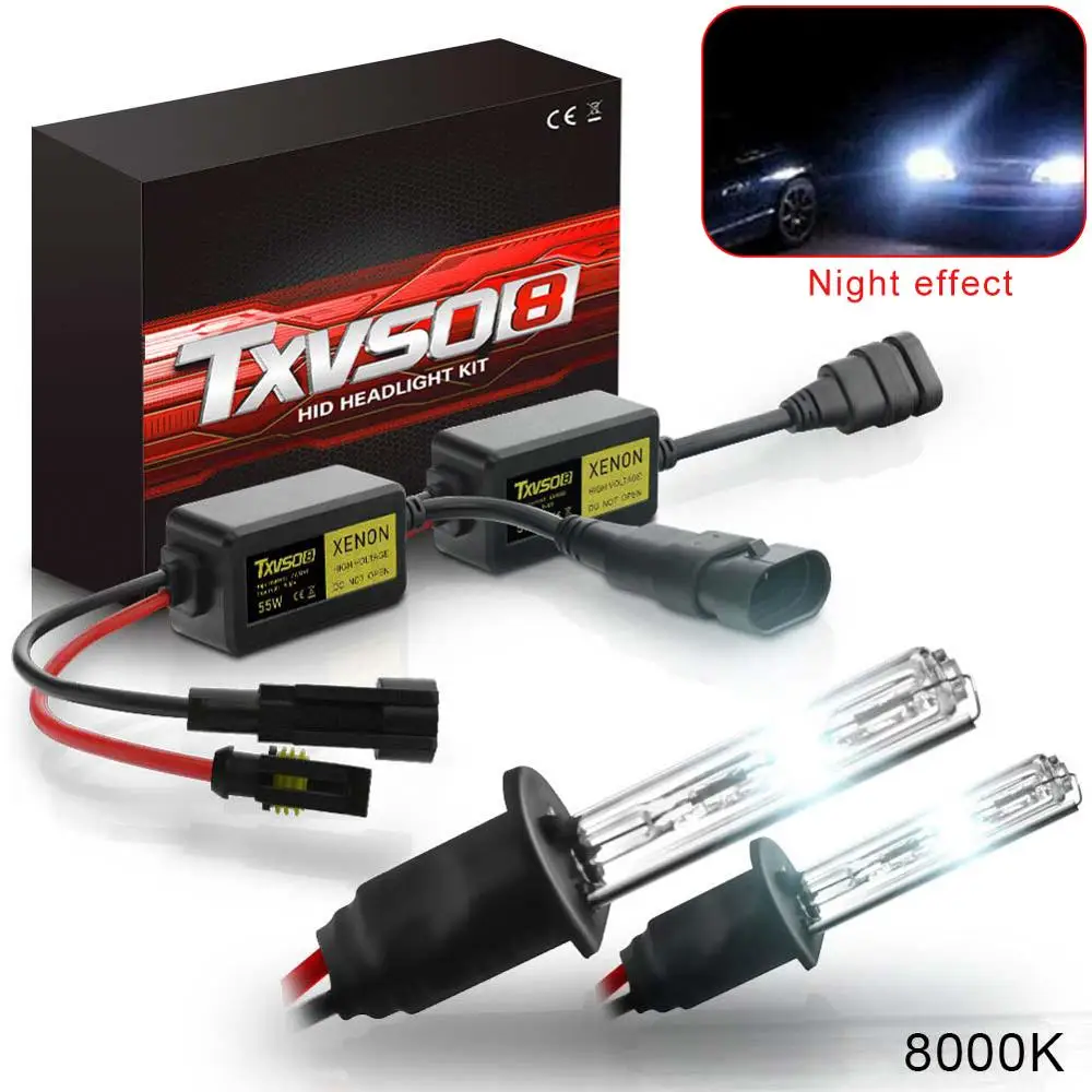 2 шт. 55 Вт HID Xenon Конвертация Canbus фары конверсионный комплект лампы H1 H3 H7 H8/H11 H4