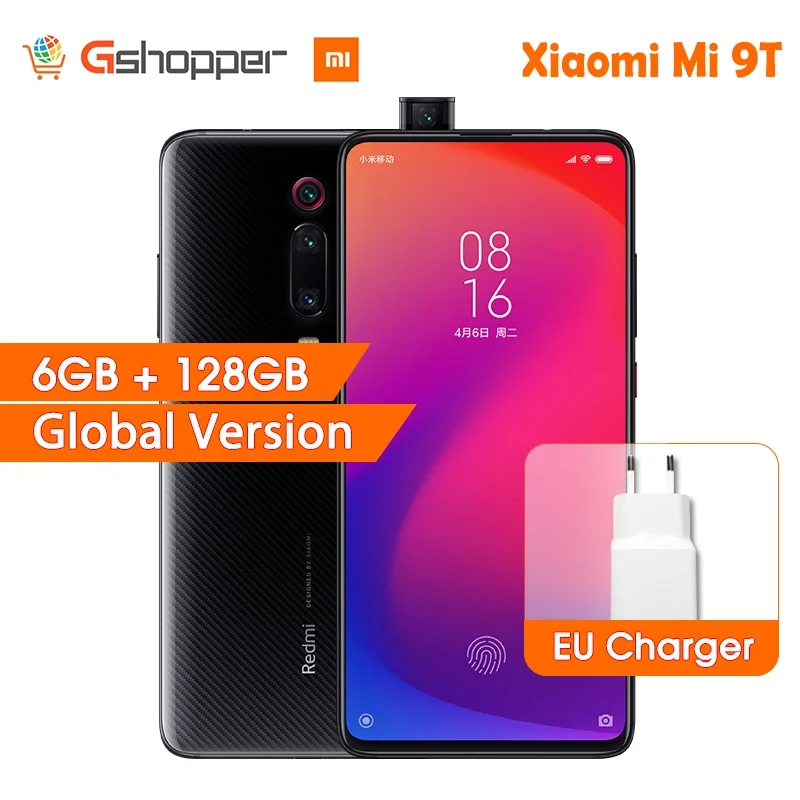 В наличии глобальная версия Xiaomi mi 9T Red K20 6GB 128GB Смартфон Snapdragon 730 Octa Core 6 39 ''AMOLED 48MP