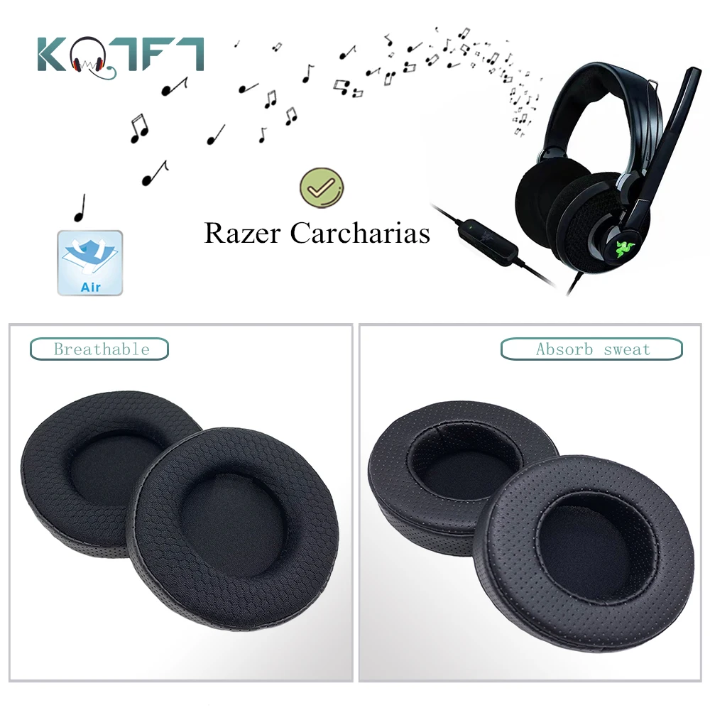 Дышащие стильные кожаные сменные амбушюры KQTFT для Razer Carcharias запчасти наушников