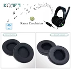 Дышащие стильные кожаные сменные амбушюры KQTFT для Razer Carcharias, запчасти для наушников, чехол для подушки, чашки