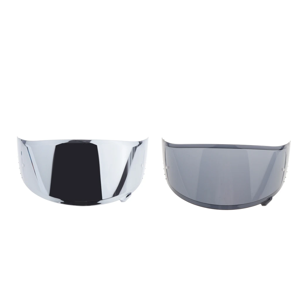 

2x Replacement Motorcycle Helmet Visor for X14 CWR-1 NXR Bike Silver+Brown