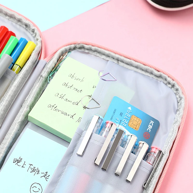 Творческая большая емкость многофункциональный чехол карандаш базовый цвет