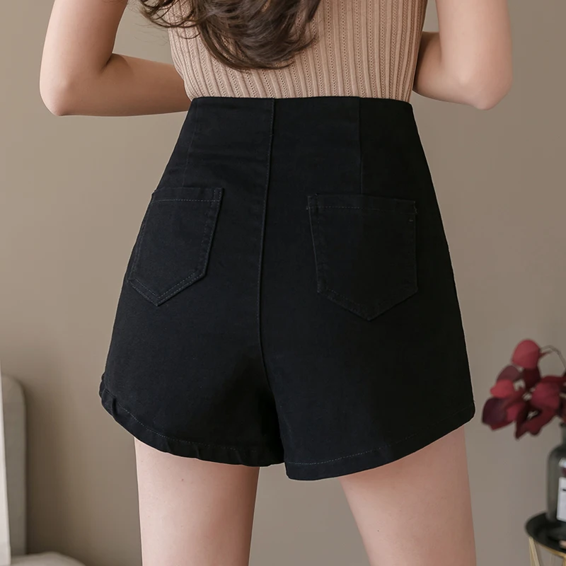 Сексуальные Клубные женские шорты JMPRS модные двубортные эластичные с высокой