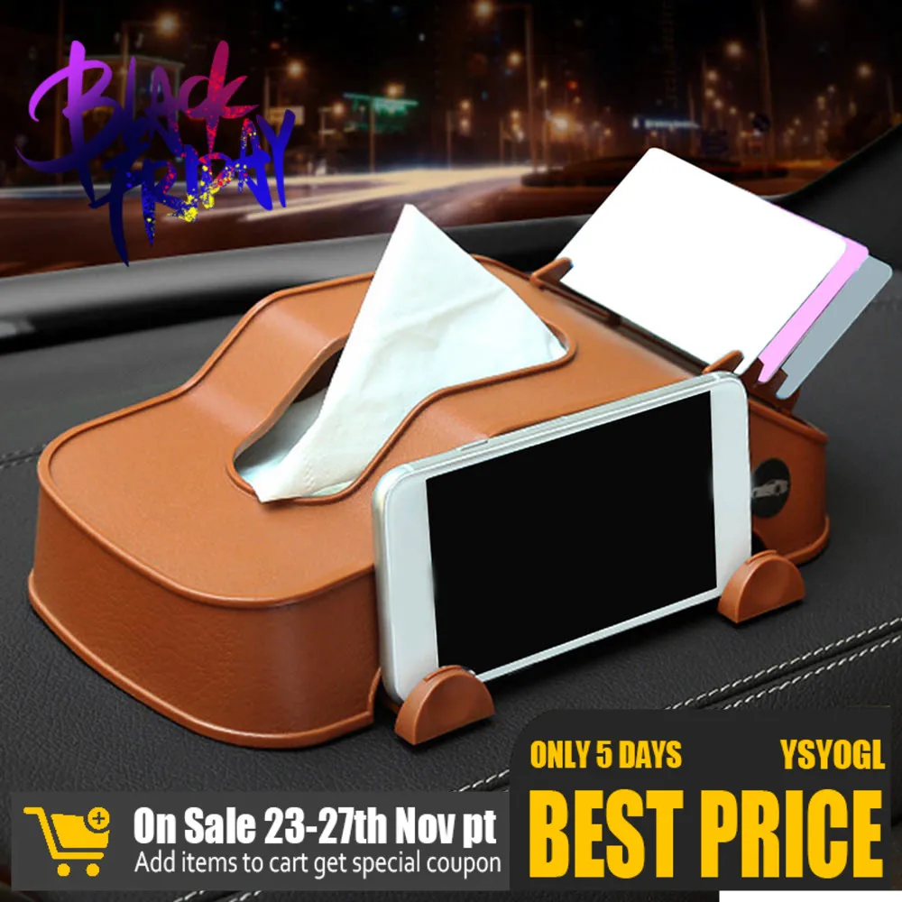 

Многофункциональный Автомобильный держатель для салфеток с держателем для карт