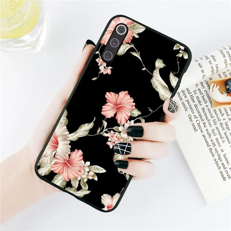 

Floral fashion retro pattern Phone Case For Xiaomi Redmi note 7 8 9 t k30 max3 9 s 10 pro lite Luxury brand shell funda coque