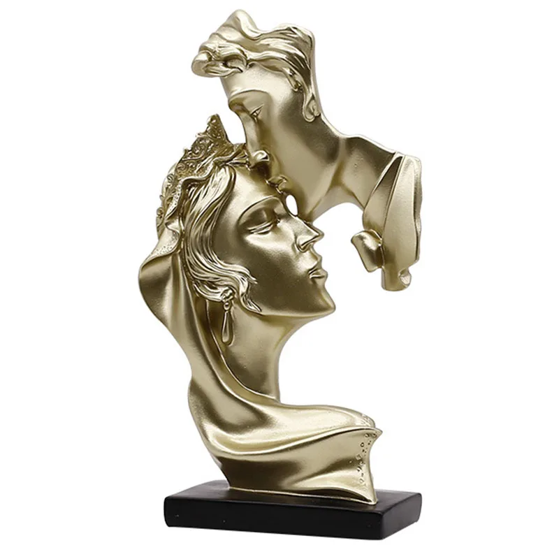 

Abstract Lover Sculpture Wedding Decoration Ornaments Resin Statue For Home Decoration Accessories Living Room Display Crafts