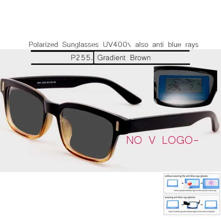 NO V LOGO-P255 IVSTA, синий светильник, очки, компьютерная игровая оправа, для мужчин, анти-Синие лучи, блокировка, по рецепту, близорукость, поляризованные солнцезащитные очки, ночной ботаник - Цвет оправы: NO V LOGO-P255