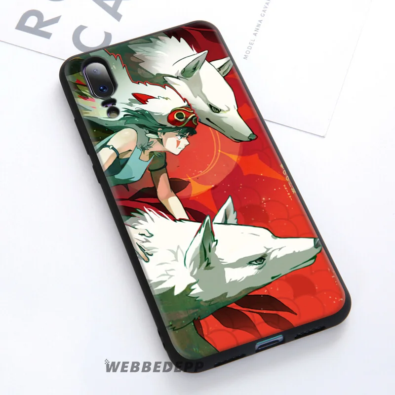 Фигурка Принцесса Мононоке мягкий чехол для huawei mate 30 P20 P30 P Smart Z Plus Lite Pro 2018 2019 Honor View