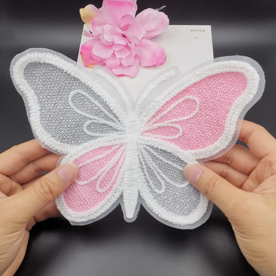 lace embroidered patches for clothing dress T-shirt decorative anime butterfly patch | Patches