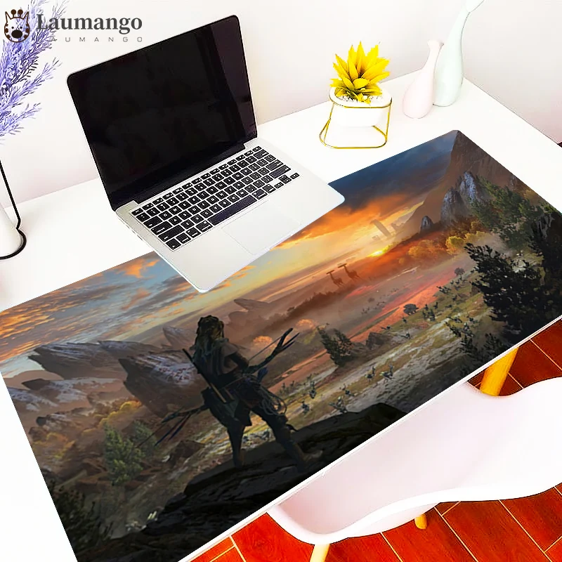 

Mouse pad Horizon zero dawn gaming accessories speed keyboard office desk mat laptop gamer large keyboard tapis souris mousepad