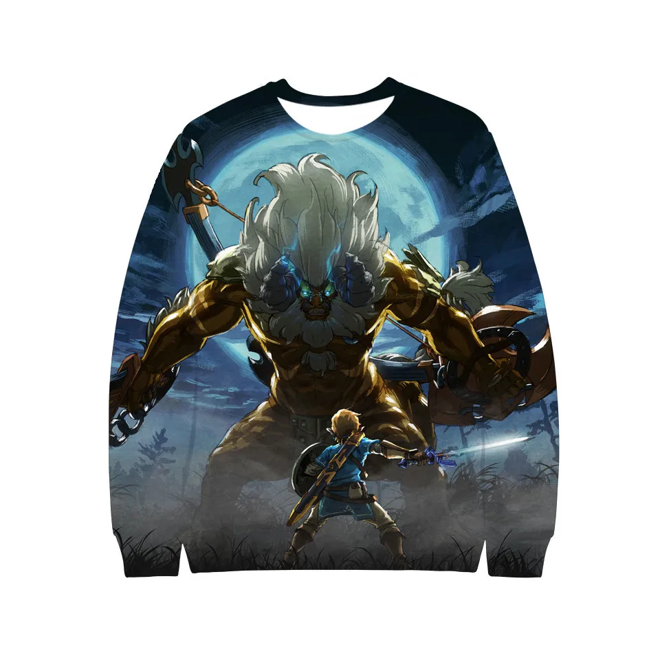 Hyrule фантазия 3D Принт толстовки для мужчин/Женская мода Харадзюку Толстовка на