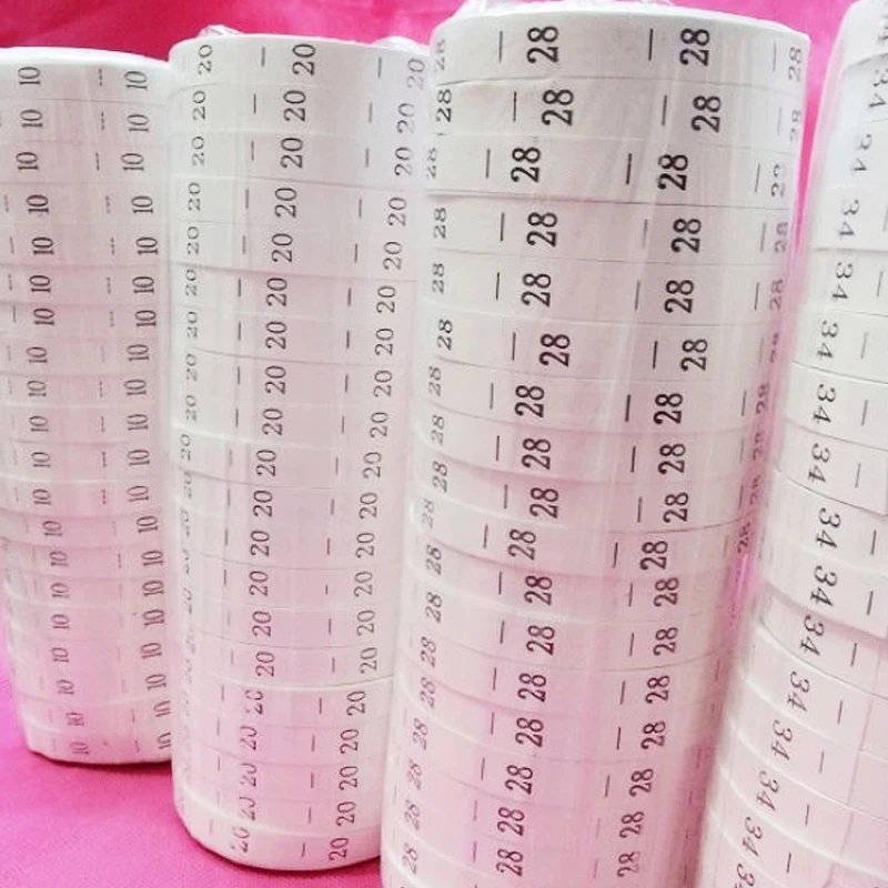 Бесплатная доставка ярлык для детской одежды размеров с белыми черными буквами