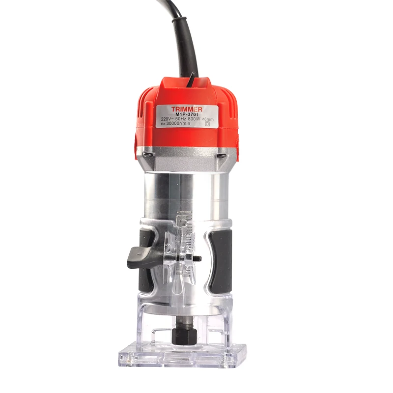 

220V 800W Electric Trimmer Woodworking Hand Router Tools for Carpentry 30000rpm Wood Milling Engraving Slotting Trimming Machine
