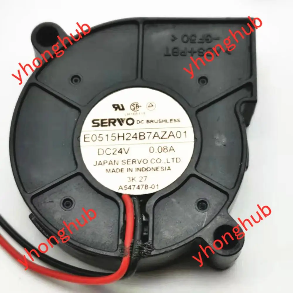 Сервопривод E0515H24B7AZA01 DC 24V 0.08A 50x50x15 мм 2 провод Сервер вентилятор охлаждения|Кулеры