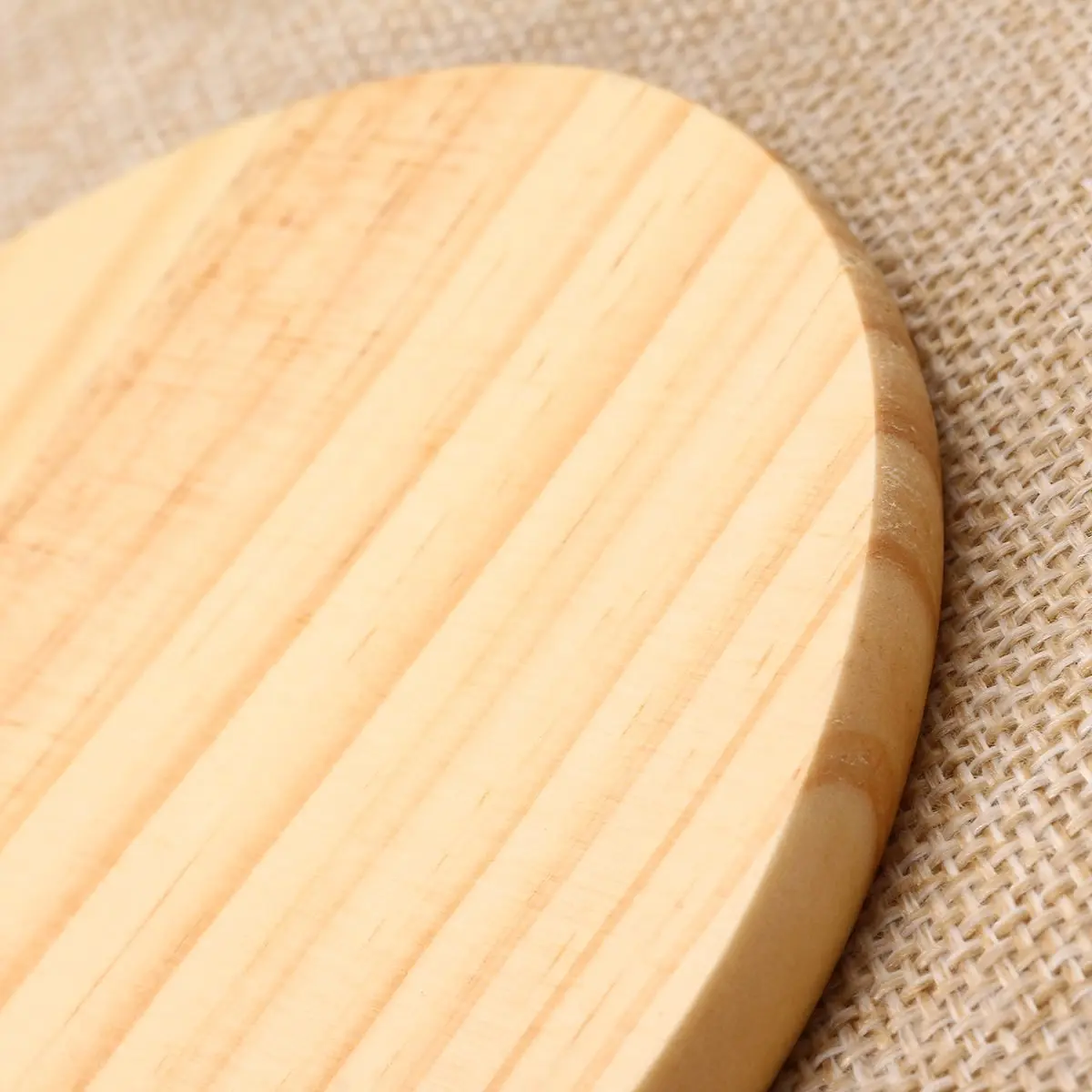 Новый Большой Круглый Деревянный винтажный ручной зеркальный Макияж