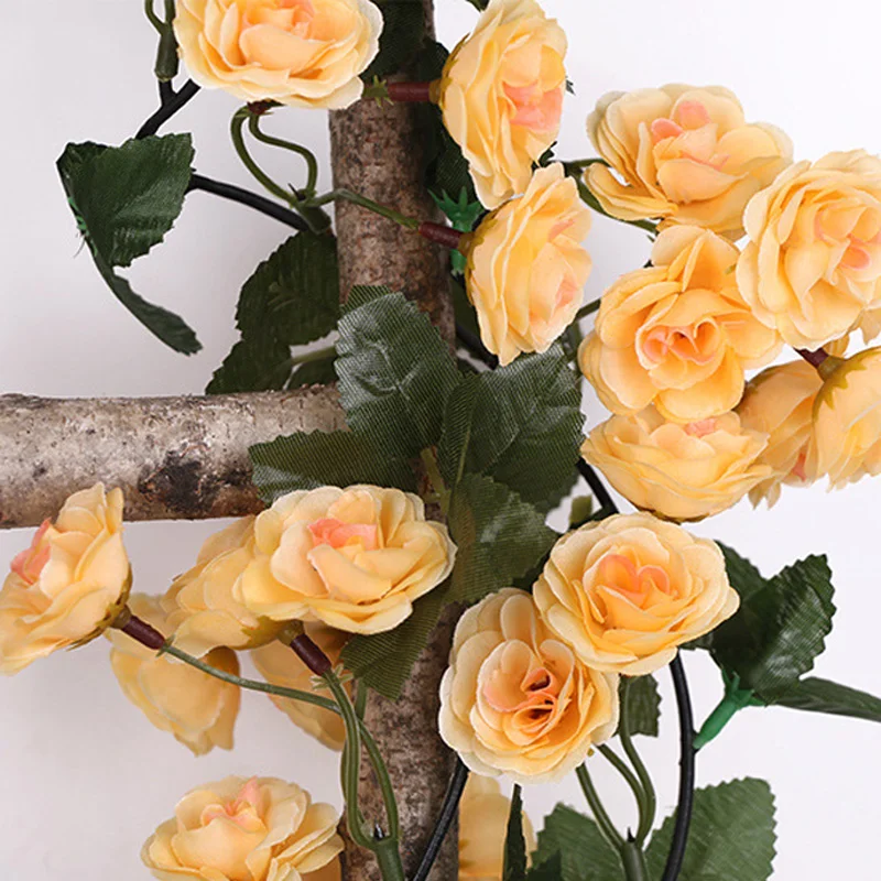 180 см Искусственный цветок розы лозы для свадьбы дома декоративные поддельные