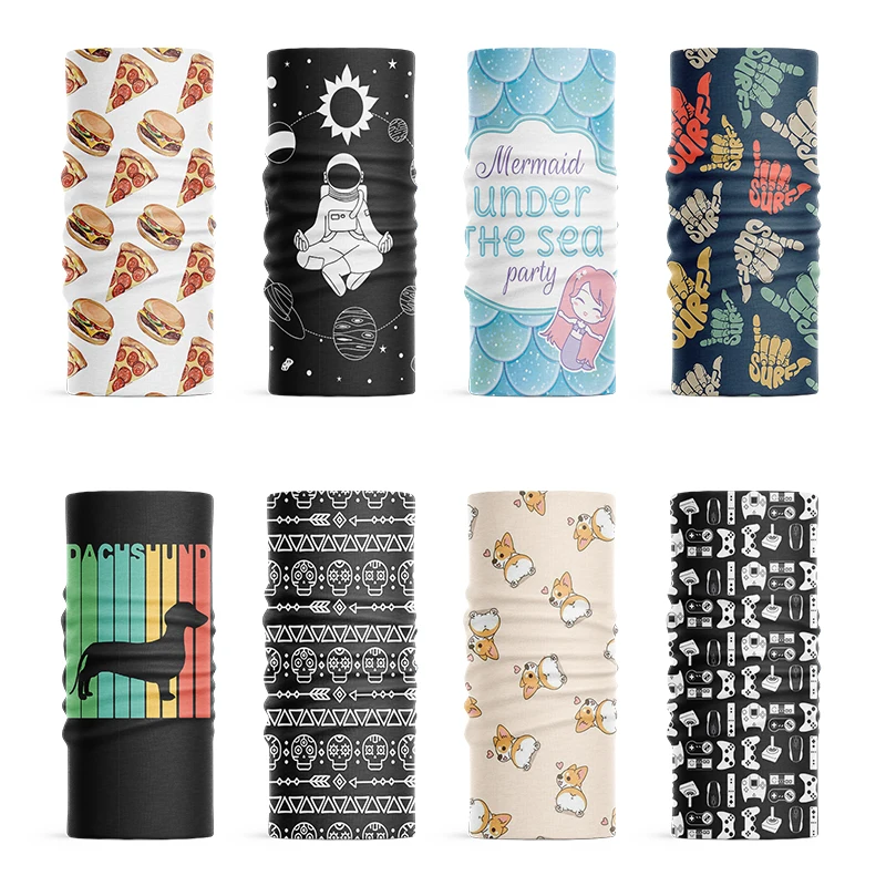 Летняя женская Бандана с 3D-принтом