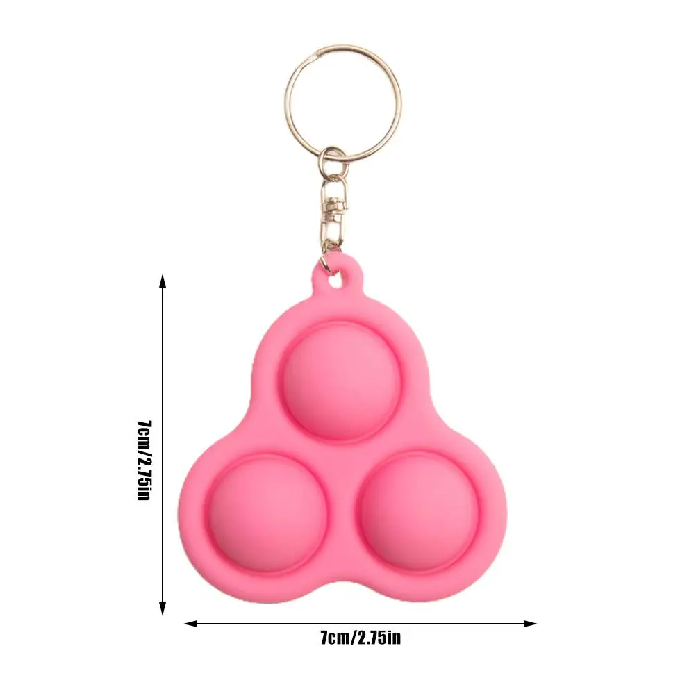

Fidget Simple Dimple Toy Push Pop Bubble Stress Relief Hand Toys Keychain Exercise Fingers Tool Autism Special Need