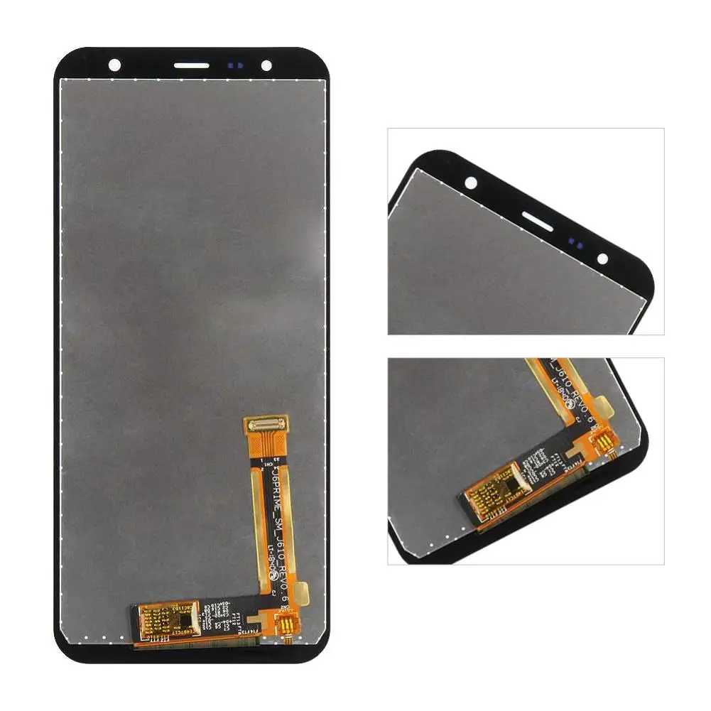 Сменный дигитайзер сенсорного экрана AMOLED для Samsung J6plus 2018 J610 Аксессуары мобильных