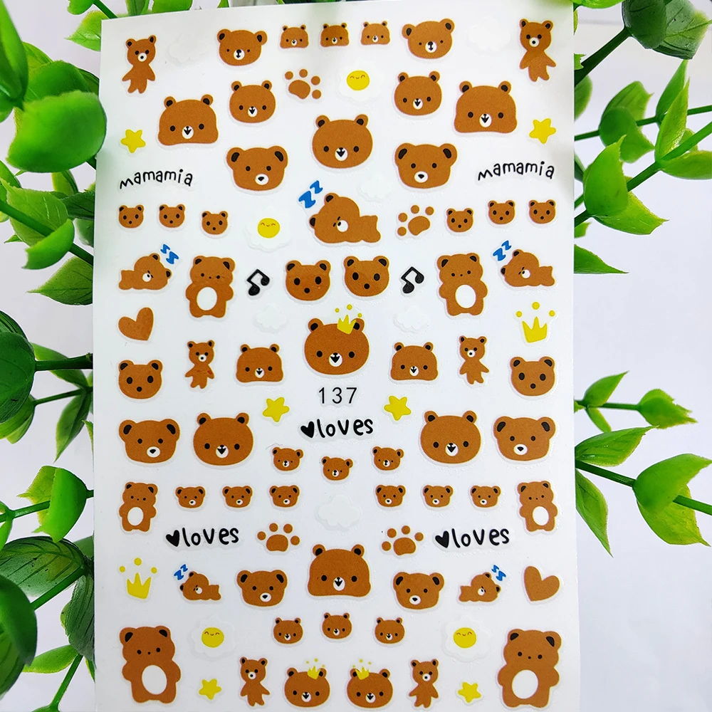 

Abstract Painting Sexy Beauty 3D Nail Stickers Flowers Leaves Letters Manicure Sliders Beautiful Woman Leaf Nail Art Decorations