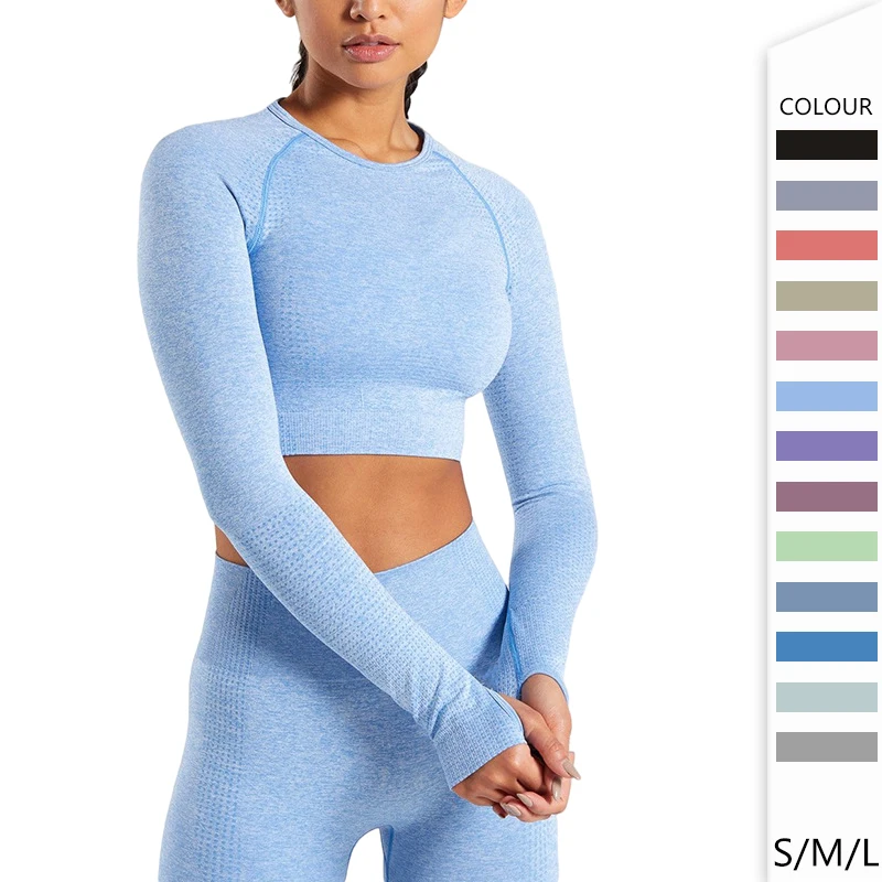 

Next Skin Seamless Yoga Pants Women's Stretch Leaking Navel Short Top Dot Tight Fitness Pants Set Workout Clothes for Women
