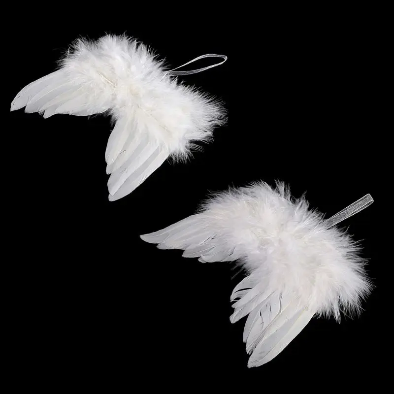 Newborn Baby Boy Girl White Angel Wings Photo Props Cute Photography Accessories Ornaments |