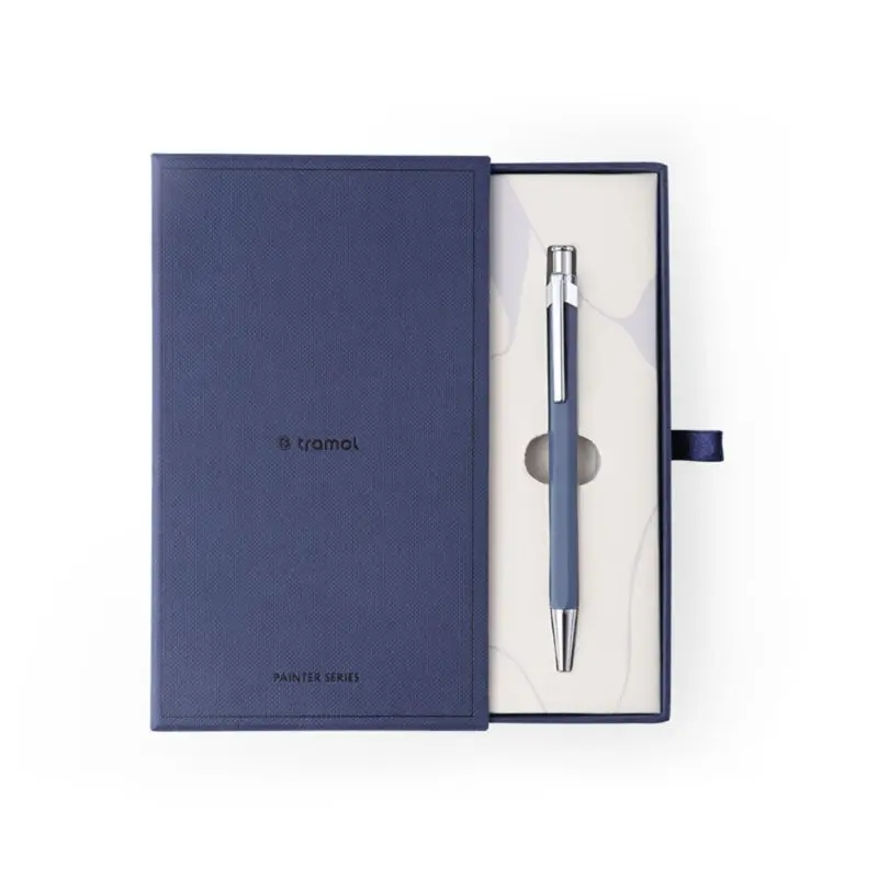 

Luxury Metal Hexagonal Ballpoint Pen Men Women Signature Writing Pens + Notebook 667F