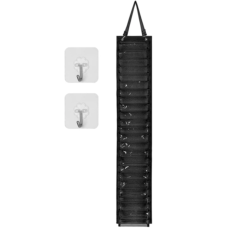 

Vinyl Roll Holder with 2 Hooks Roll Wall Mount Vinyl Storage Organizer with 24 Compartments Vinyl Storage Rack