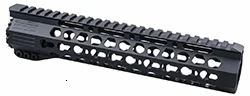 Tactical AR15 KeyMod 7 10 12 15 17 дюймов Тонкий свободный поплавок Handguard Пикатинни кронштейн подходит. 223 5,56 AR15 AR-15 M4 M16