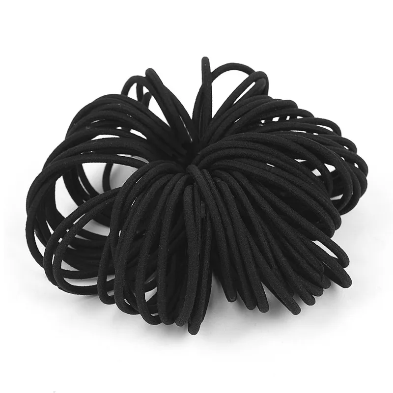

50pcs Elastic Rope Women Hair Ties Ponytail Holder Head Band Hairbands