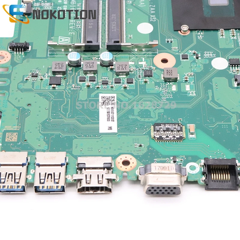 NOKOTION для acer aspire E5-575 E5-575G материнская плата для ноутбука NBGG711005 DAZAAMB16E0 SR2ZU I5-7200U процессор 940MX графика
