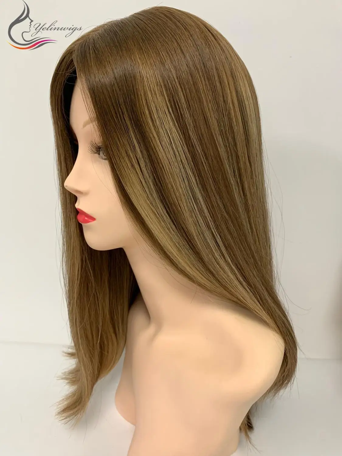 Новые европейские натуральные волосы шелковые верхние парики настроенные