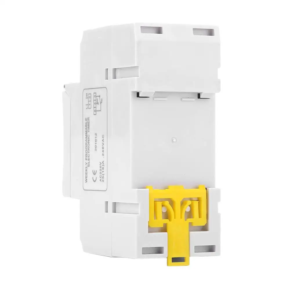 Электронный программируемый цифровой таймер на неделю 7 дней промышленный с