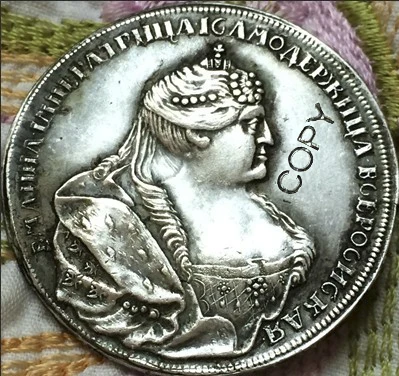 

Оптовая продажа, Россия, 1739 копия монеты 100%, производство посеребренных старых монет