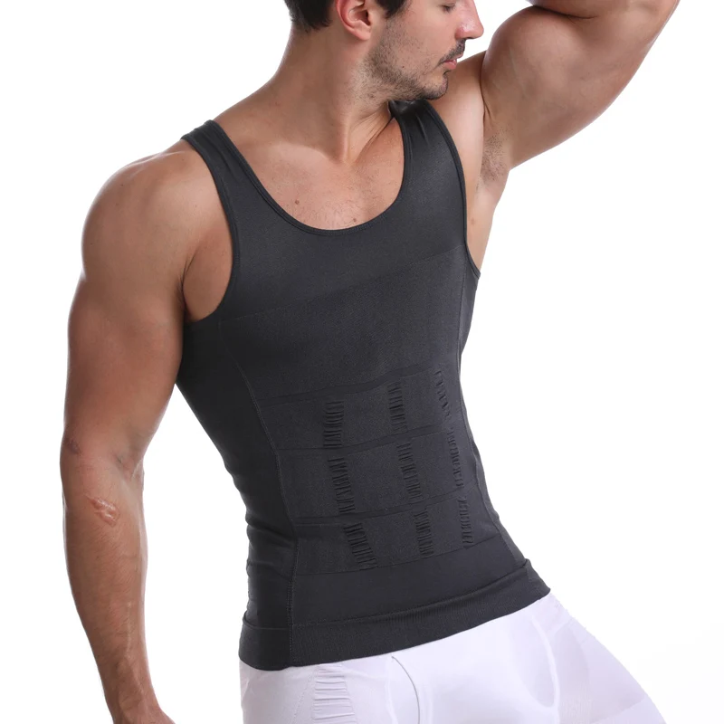 Мужской корректирующий жилет для похудения Спортивная футболка потери веса
