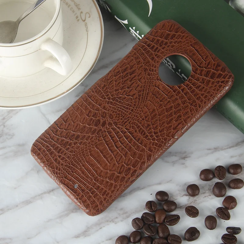 UPaitou for Motorola Moto X4 Case Luxury Crocodile Print Leather Cases Back Cover X 4th XT1900 Phone Bag Coque |